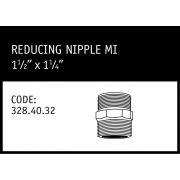 Marley Philmac Reducing Nipple MI 1½" x 1¼" - 328.40.32